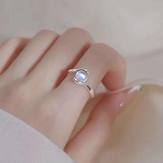 Oval Moonstone Ring