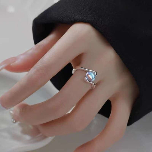 Oval Moonstone Ring